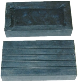Gummiblock 150 x 80 x 28 mm