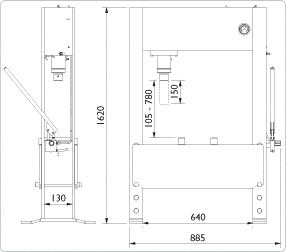 AC PJ16H hydraulpress