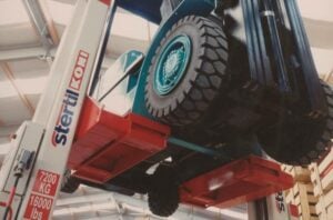 Stertil Koni gaffeltruck adapter