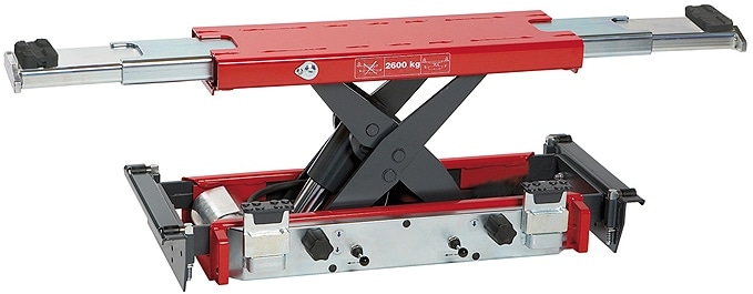 Pneumatisk-hydraulisk frihjulslyft