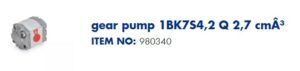 Nussbaum Hydraulpump jumbo lift