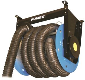 Fumex ASEM 125-125/15 motordriven slangrulle för avgas