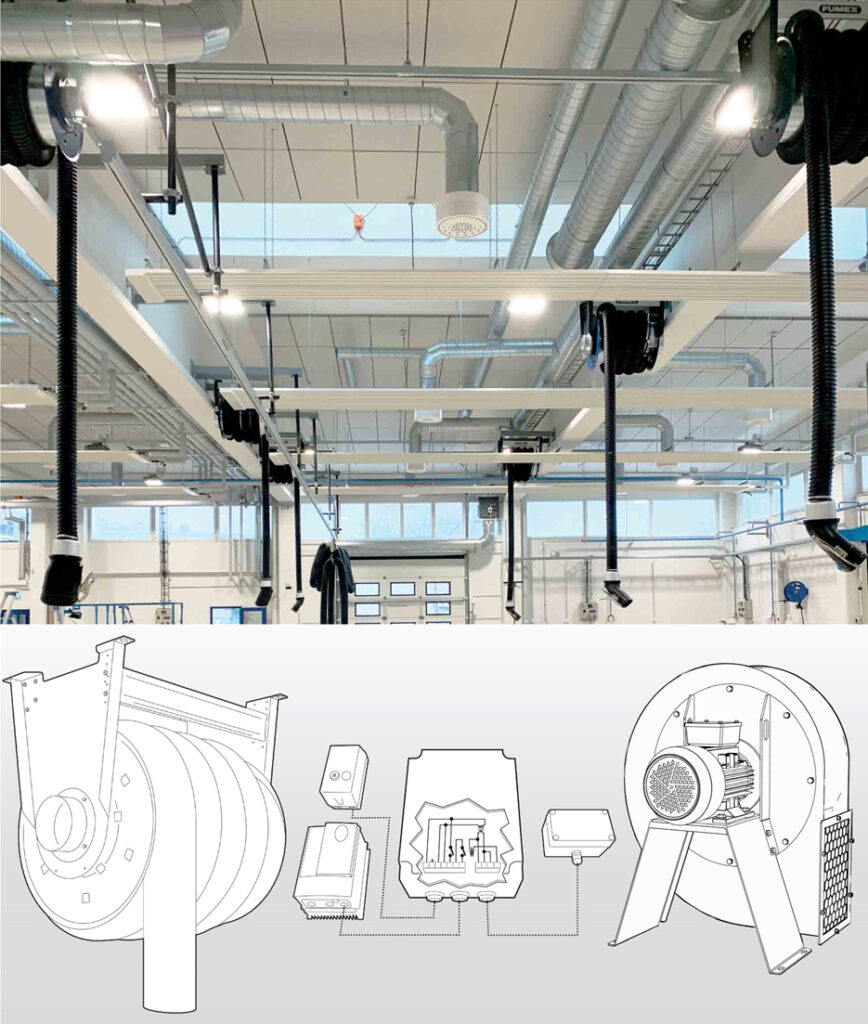 Planering av system för avgasutsugning 17 pakokaasujarjestelmat suomen tyokalu