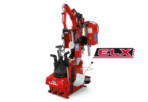 Röd ELX däckmaskin