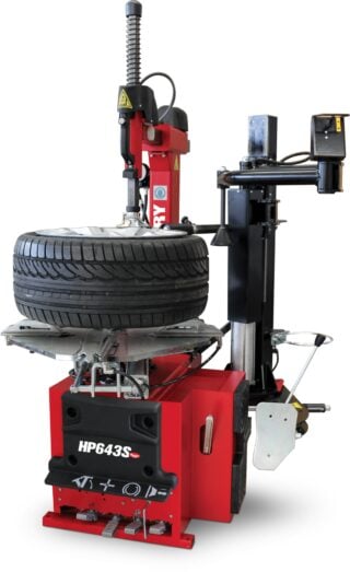 Rotary däckmaskin